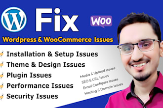 fix wordpress and woocommerce issues or errors fast