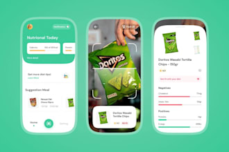 develop a food diet scanner app with ai for healthy eating