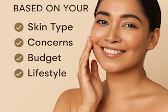 create a personalized skincare routine based on your skin type and concerns