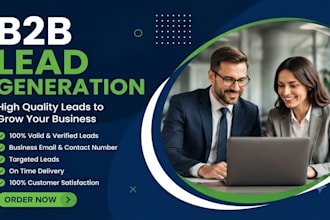provide targeted b2b leads, prospect list and email finding