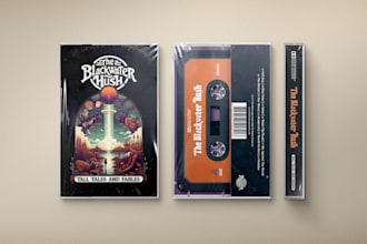 create your cassette tape album artwork