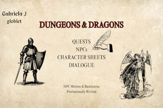 write your dnd campaign