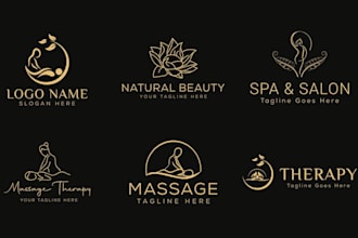 do  do unique modern minimalist luxury cosmetics clothing beauty salon spa logo