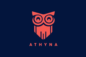 do unique minimalist logo design