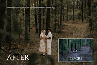 edit your wedding engagement or party photos