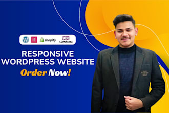build or redesign a responsive wordpress website