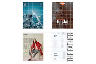 design a professional and eye catching poster for you