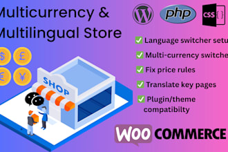 make your woocommerce store multilingual or multicurrency