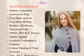 write and analyze academic case studies for you