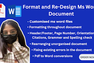 format word document and convert pdf to word