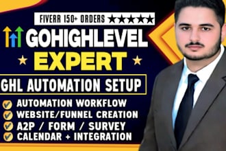 be your ghl funnel expert, ghl website expert, landing page