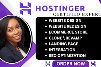hostinger website design hostinger website redesign build hostinger wordpress