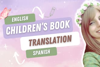professionally translate your childrens book to spanish