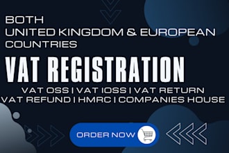 handle uk and eu vat registration oss ioss return filiing and refund processing