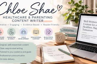 write engaging healthcare and parenting blog posts