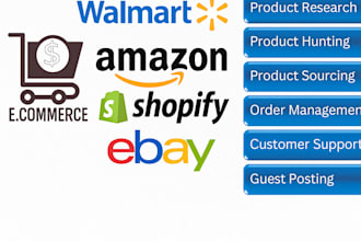 be your expert amazon, walmart and ebay virtual assistant