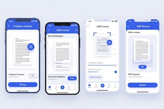develop ai scanner app, ocr scanner app, document scanner app, pdf scanner app