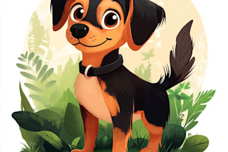 draw realistic art portrait of your cat, dog