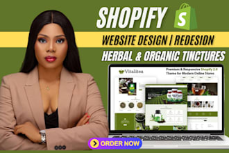 shopimax shopify store for organic herbal drops and shopify wellness brands