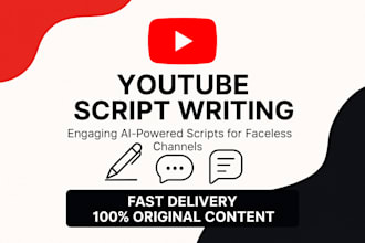 write viral youtube video scripts for faceless automation channels
