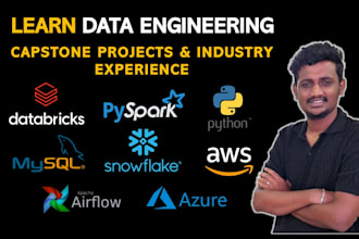 be your tutor for data engineering course with real projects
