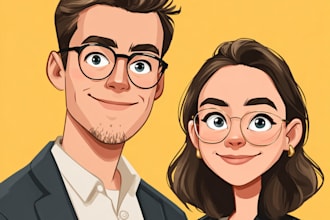 make cartoon caricature, avatar