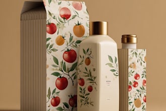 make a professional packaging and label design