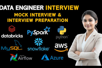 take mock interview for data engineering and prepare you