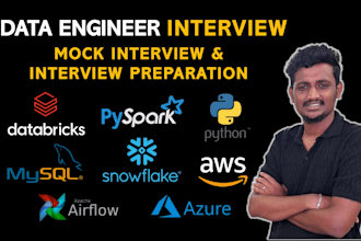 take mock interview for data engineering and interview preparation