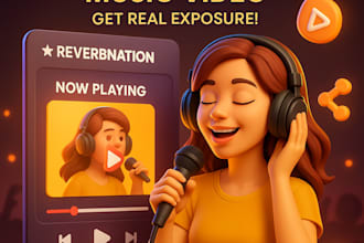 promote your reverbnation music video to increase popularity