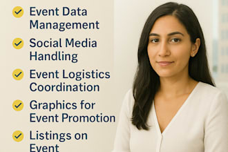 be your virtual conference or event coordinator