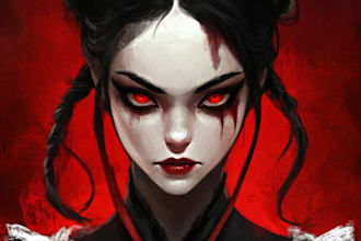 do horror concept art for games