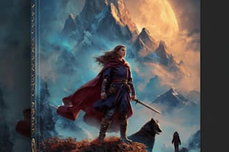 illustrate fantasy book covers and ebook covers