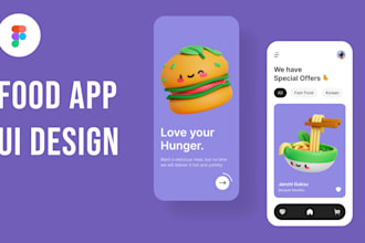 design clean, modern UI wireframes with clickable figma prototypes