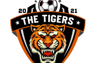 create eye catching tiger logo design with unlimited revision
