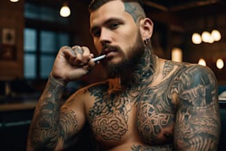 draw custom tattoo designs