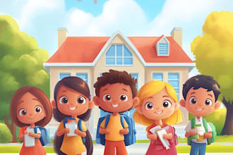 create children book illustrations
