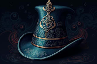 design artistic mug or hat for you