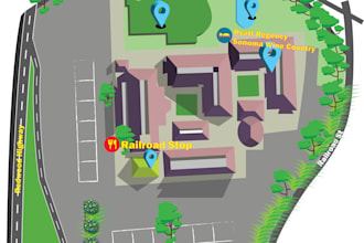 create custom vector maps and festival maps in illustrator
