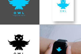 design an awesome owl, spice blends, ship vintage logo