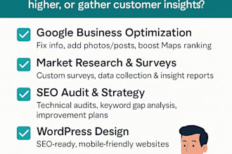 do market research, optimize your gbp and boost local SEO rankings