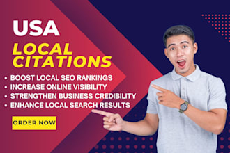build high quality USA local citations for local SEO