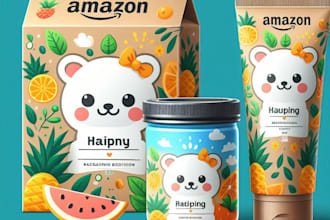 create organic product packaging or label design