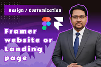 build your framer website, landing page, portfolio template