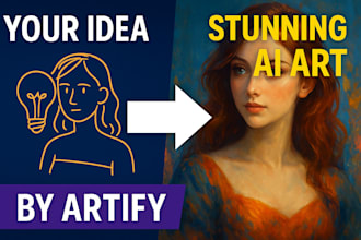 convert your concept into detailed ai artwork