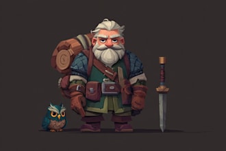 create simple 2d game characters