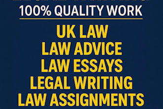 write UK law and legal writing