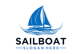 design modern sailing logo