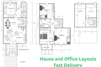 design 2d floor plan in microsoft visio for real estate or office