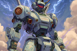 design robots and futuristic mecha concept art